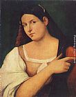Portrait of a Girl by Sebastiano del Piombo